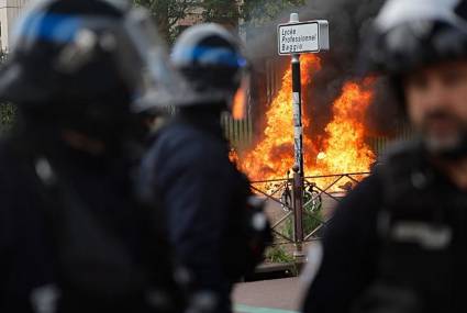 Protestas estudiantiles en Francia