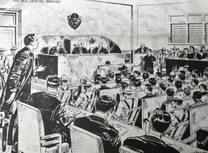 El 16 de octubre de 1953 Fidel explicó por qué era legítimo y necesario luchar contra la dictadura de Batista en el alegato del juicio que se le seguía por los sucesos del 26 de julio.
