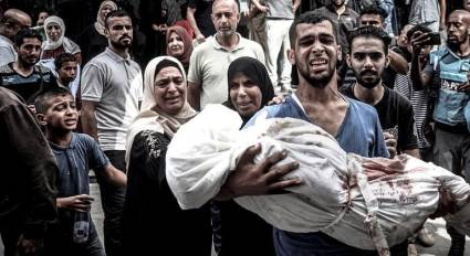 Niños muertos en la guerra en Gaza