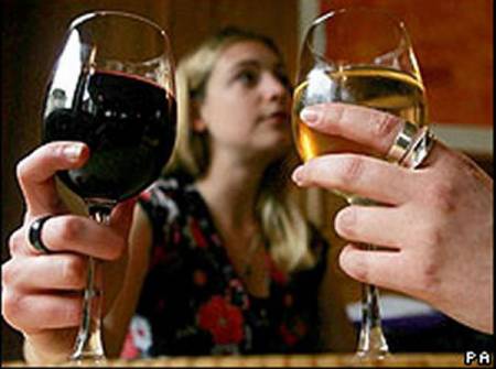 La pareja y el alcohol 