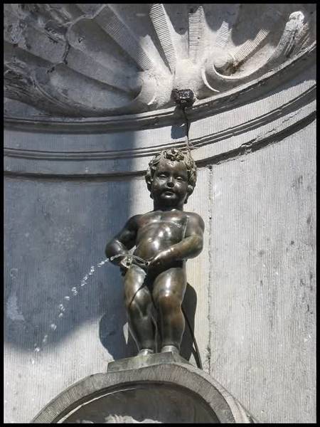 Estatua de Bruselas, en Bélgica