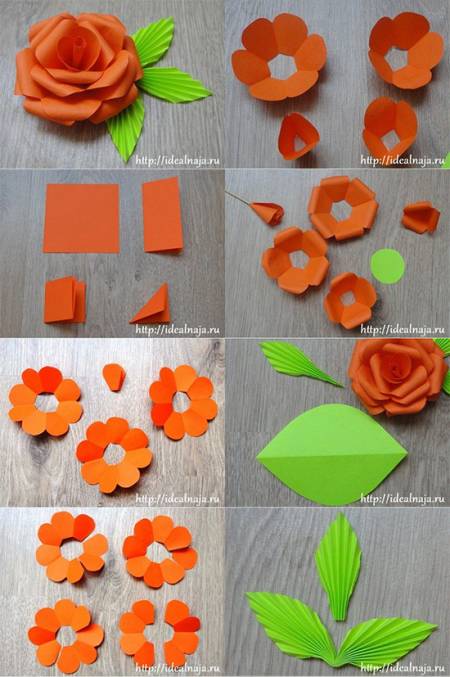 Flores de papel