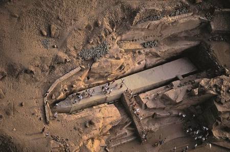 Obelisco inacabado de Asuán, en Egipto