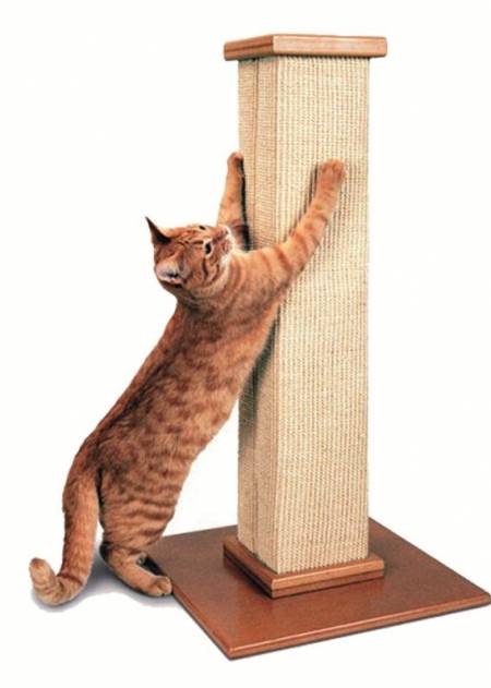 Rascador vertical para gatos