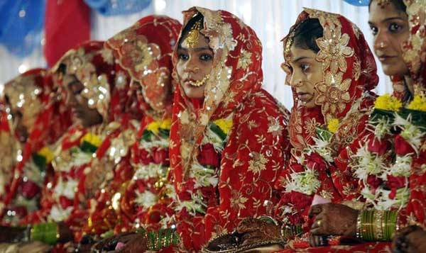 Las niñas indias son obligadas a casarse