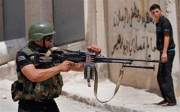 Mercenario del llamado Ejército Libre Sirio