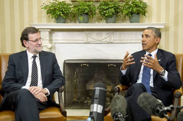 Rajoy y Obama 