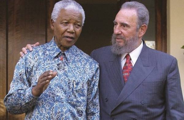 Fidel y Mandela