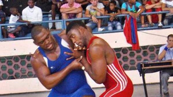 Oscar  Pino  Cuba >  WM  Dritter 2017 im Ringen 